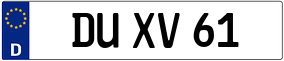 Truck License Plate